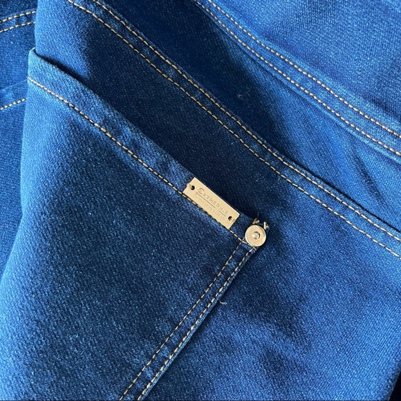 Catherine Malenandrino pull on dark wash denim jeggings size 1X NWT - Picture 9 of 11